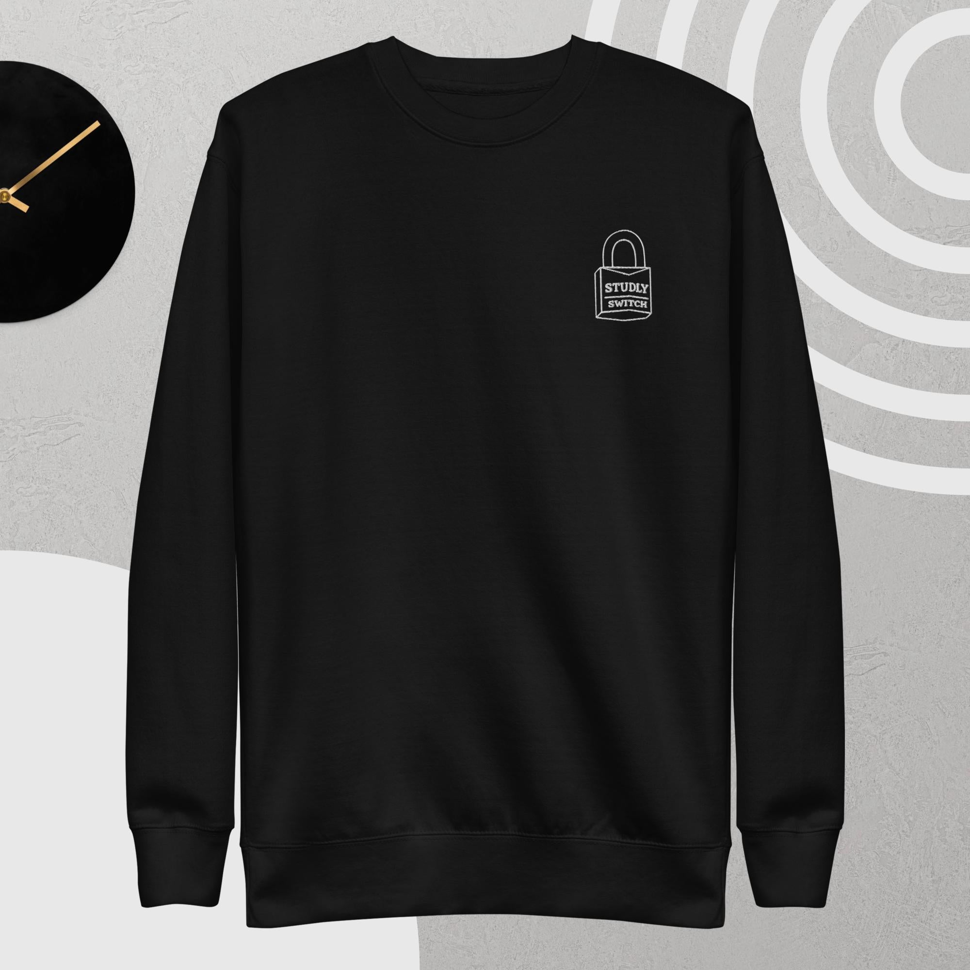 The Lock: Studly Switch Embroidered Sweatshirt